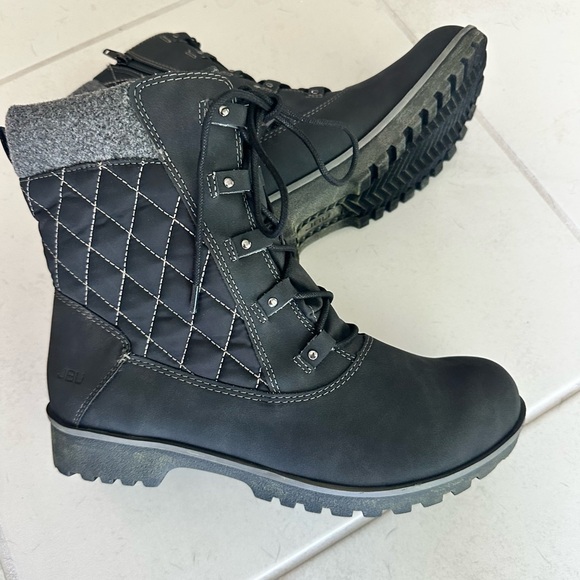 Jambu Shoes - NIB. JBU BY JAMBU Summit Waterproof Boot Shoes Black 9W Lace up W Zipper